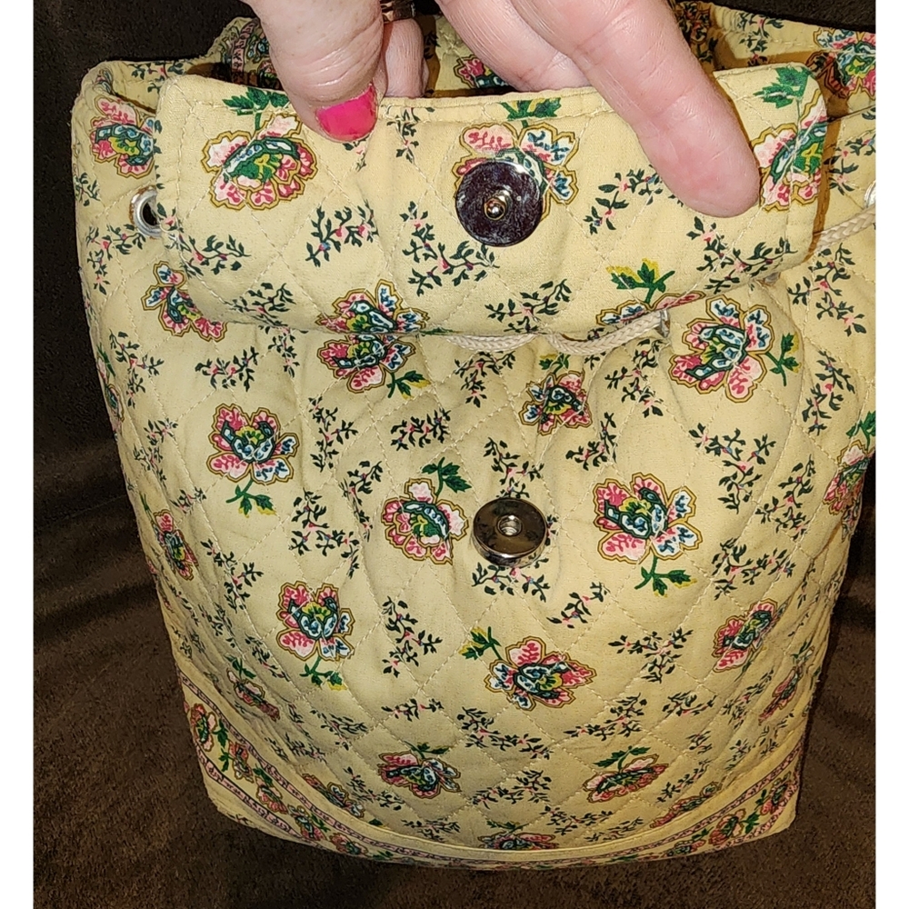 Americana by Sharif Women's Backpack Beige Multi-Colored Floral Like-New! - Picture 6 of 12